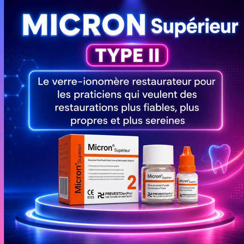 Verre-ionomère restaurateur pour des restaurations fiables, propres et esthétiques
