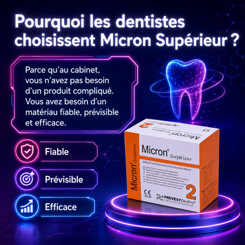 Verre-ionomère restaurateur pour des restaurations fiables, propres et esthétiques