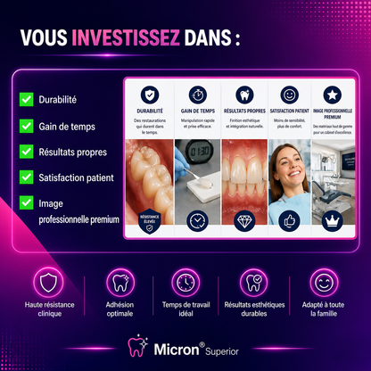 Pack Micron Duo : Fixation Forte, Protection Optimale & Résultats Professionnels