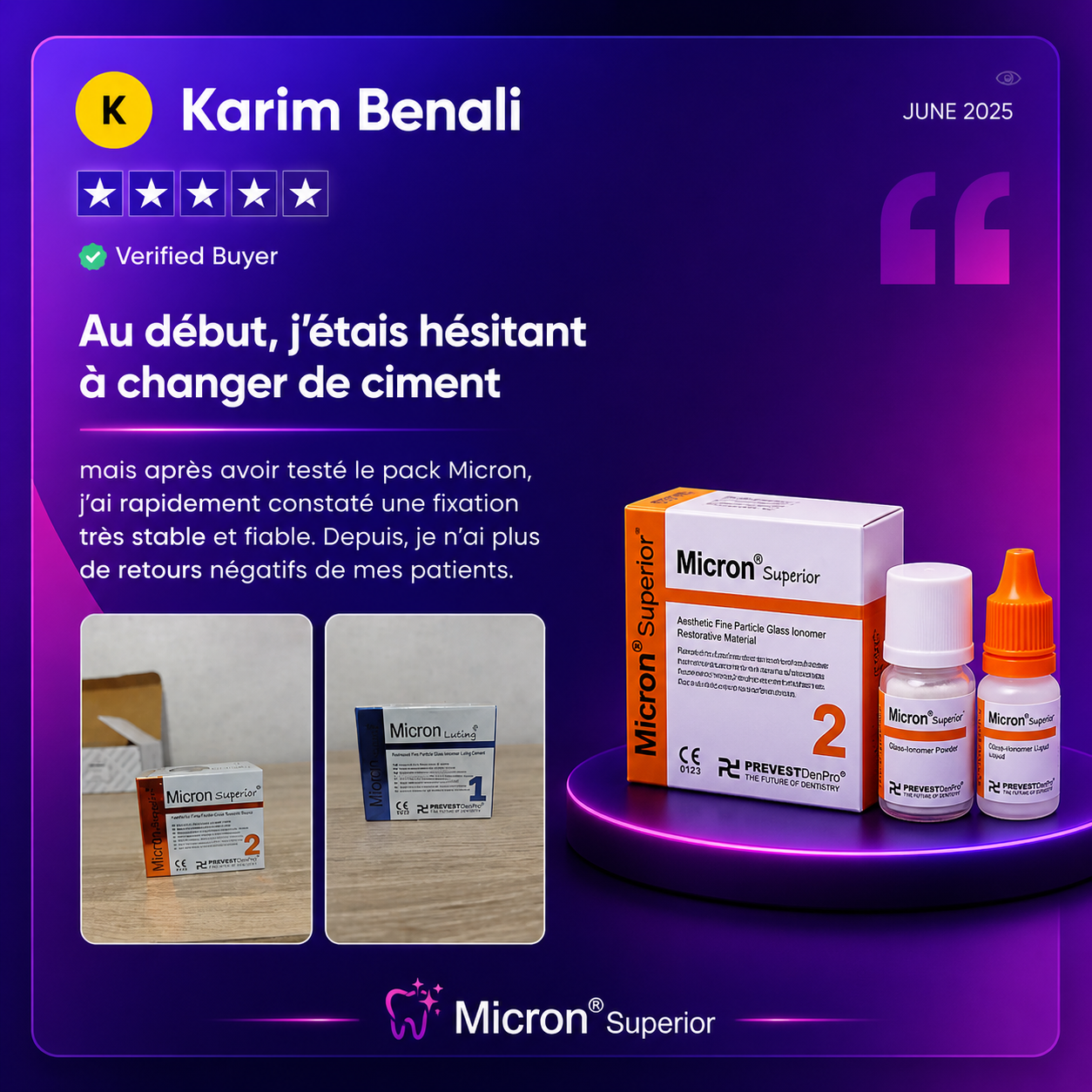 Pack Micron Duo : Fixation Forte, Protection Optimale & Résultats Professionnels